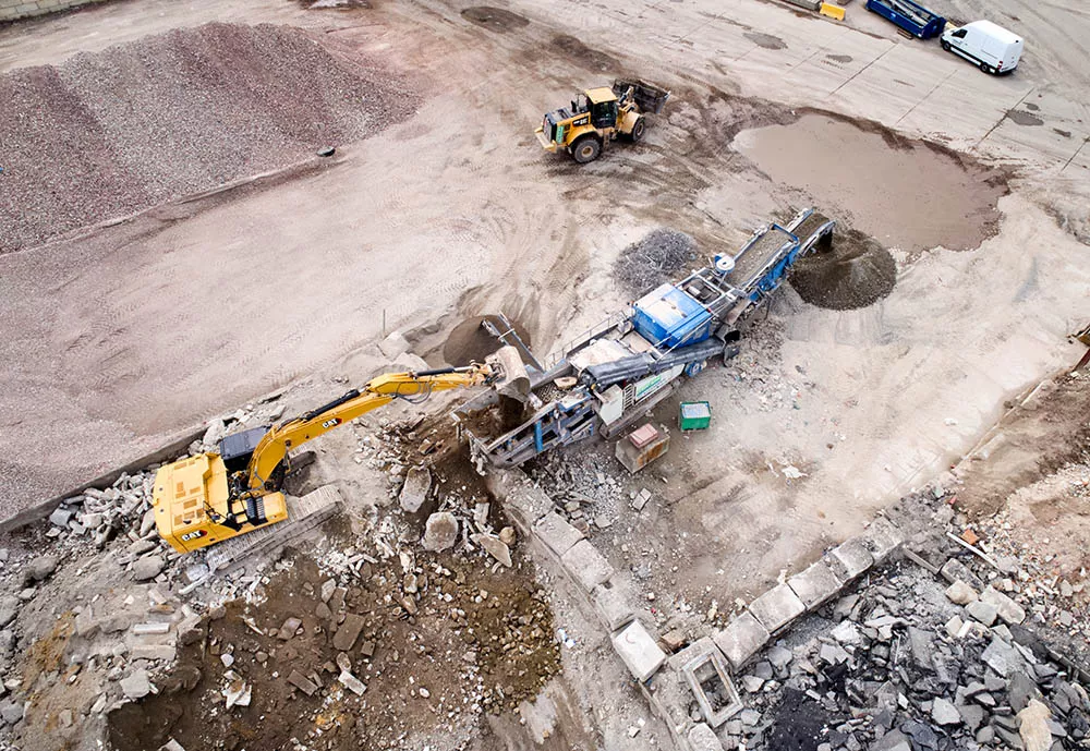 Hublet recycle vos déchets de construction, démolition ou rénovation en Wallonie