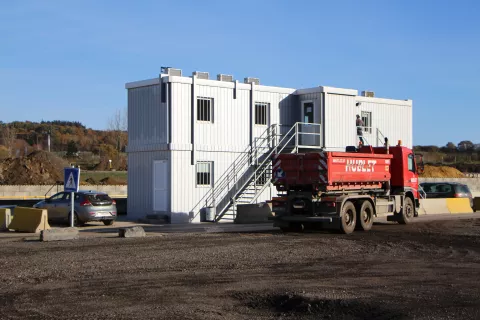 Le centre de recyclage Hublet à Floreffe évolue: découvrez nos nouveaux bureaux