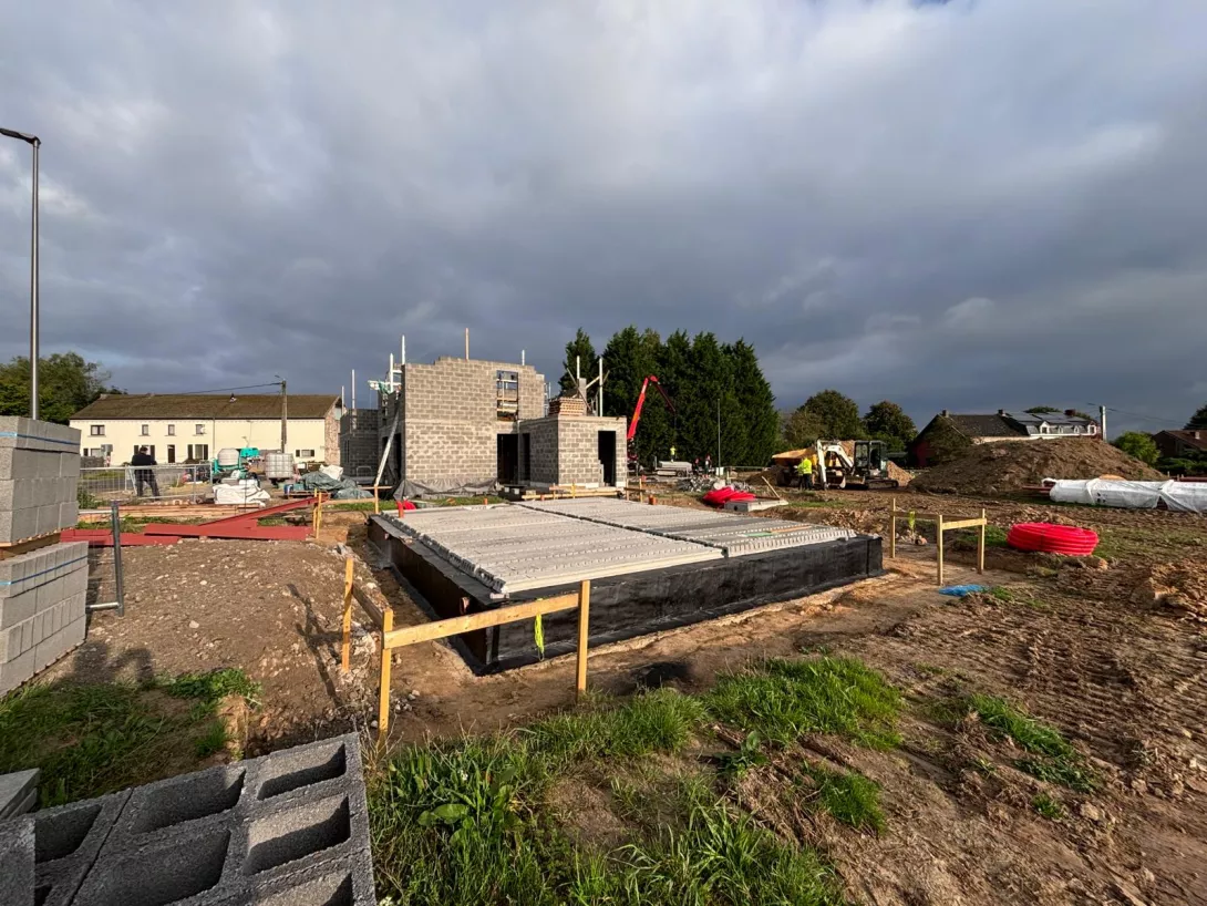 Avancement chantier Clos du Charron septembre 2024 - Nonet Construct